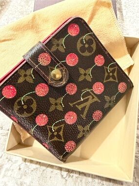 Louis Vuitton Zip Monogram Cherry Red